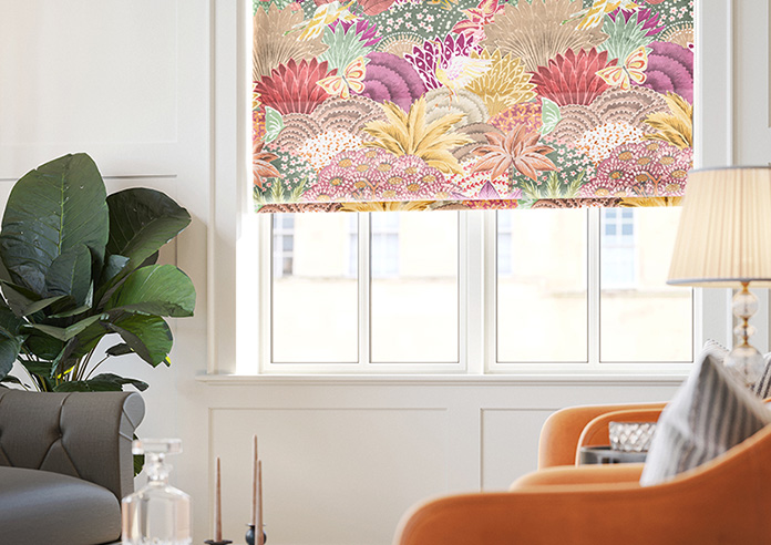 Kolkata Velvet, Summer Haze - Roman Blind - Image 5